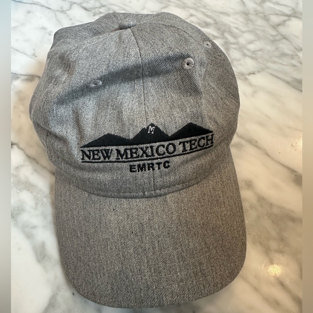 Gray Embroidered Baseball Cap - Picture 1 of 3